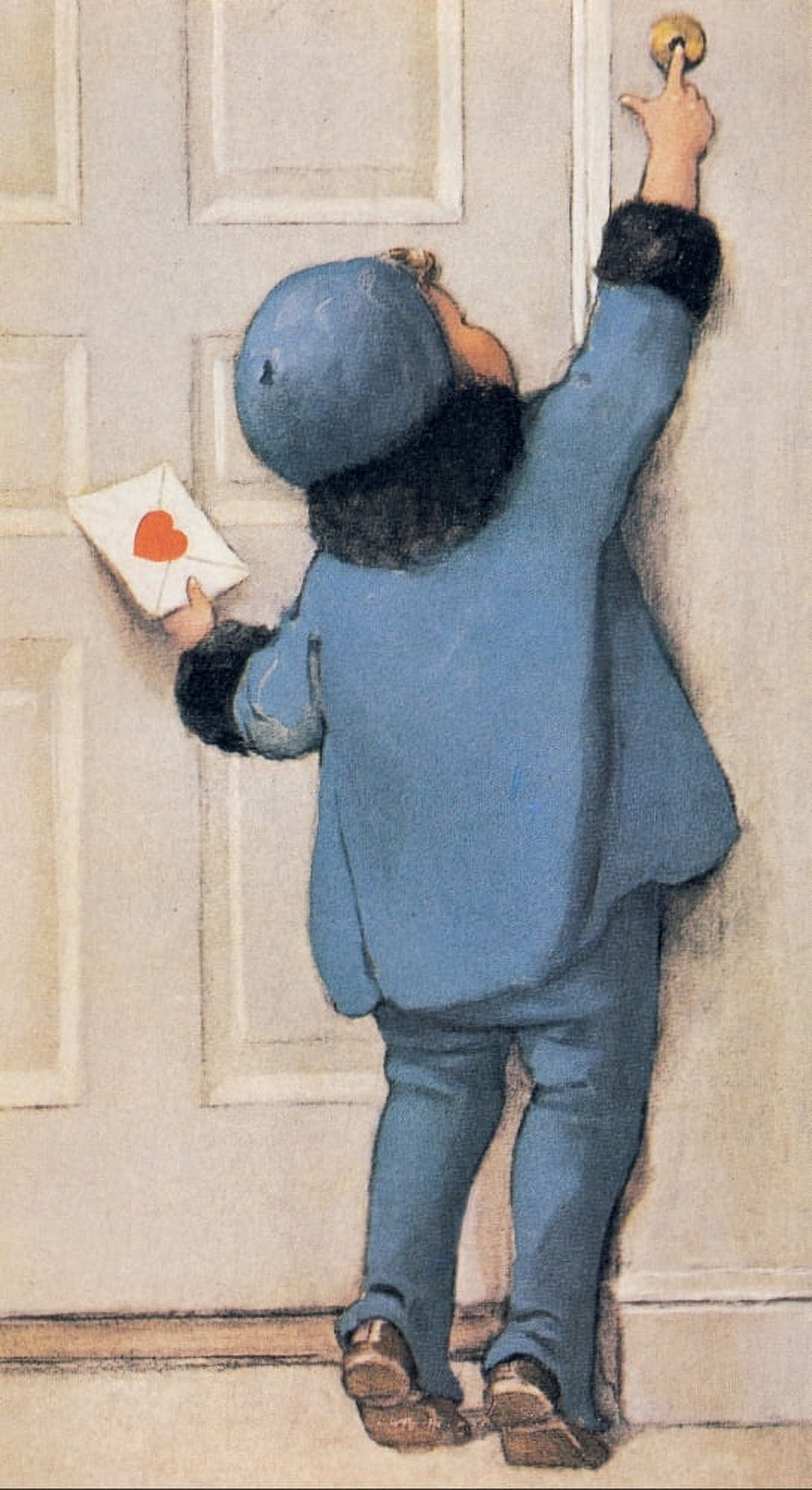 Good Housekeeping Love post Canvas Art - Jessie Willcox Smith (18 x 24)
