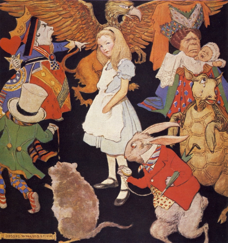 Good Housekeeping Mar 1923 Alice in Wonderland Canvas Art - Jessie Willcox Smith (18 x 24)