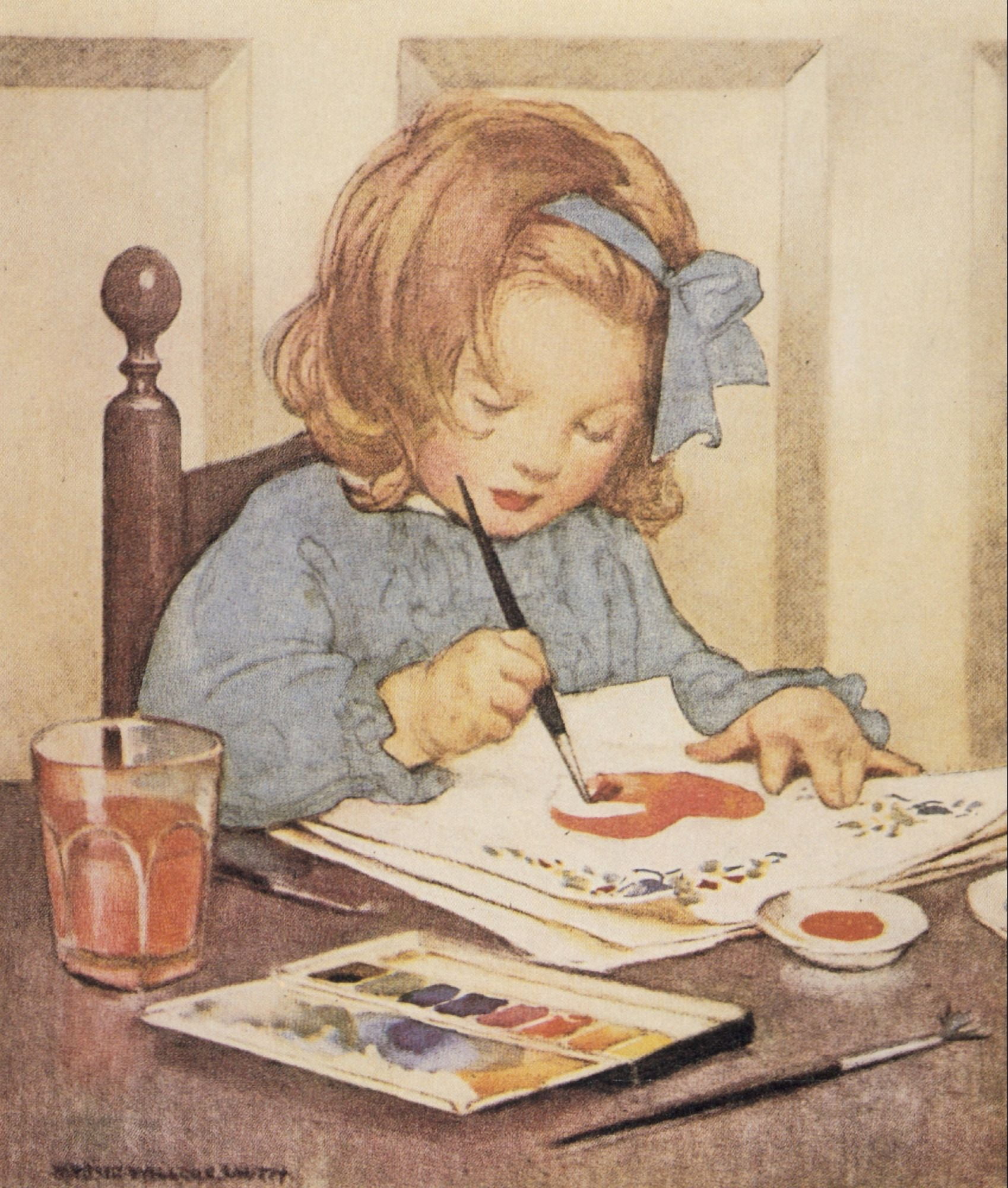 Good Housekeeping Painting Canvas Art - Jessie Willcox Smith (18 x 24)