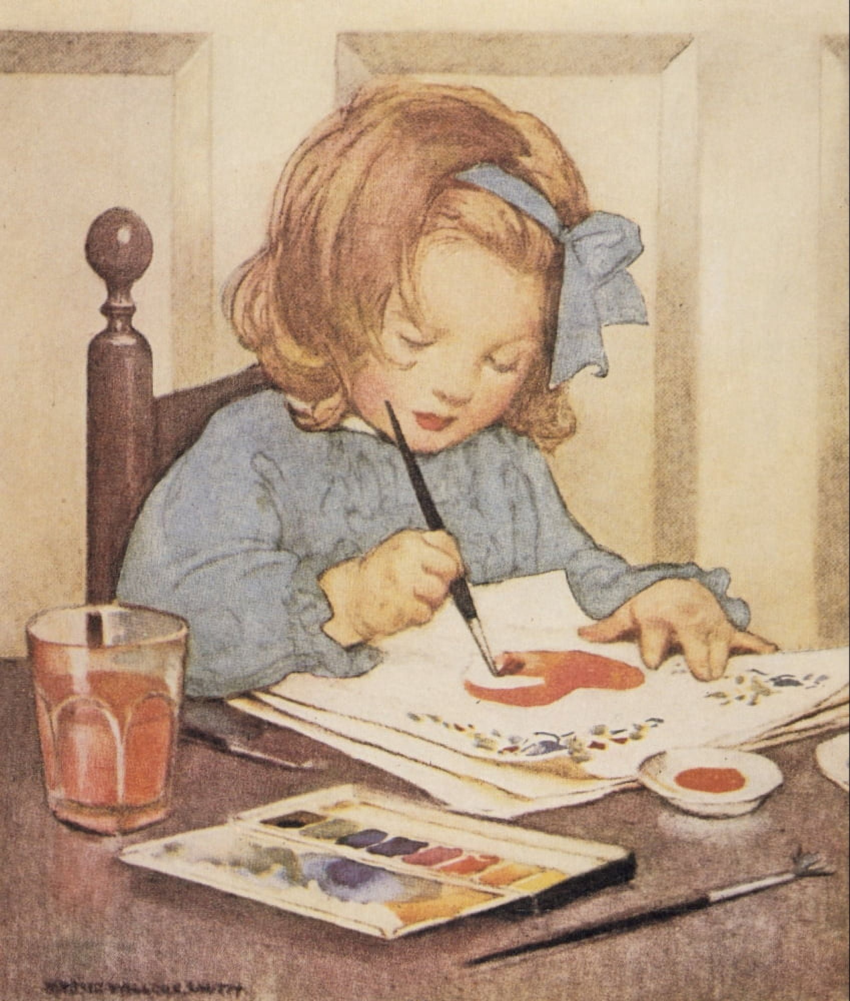 Good Housekeeping Painting Canvas Art - Jessie Willcox Smith (24 x 36)