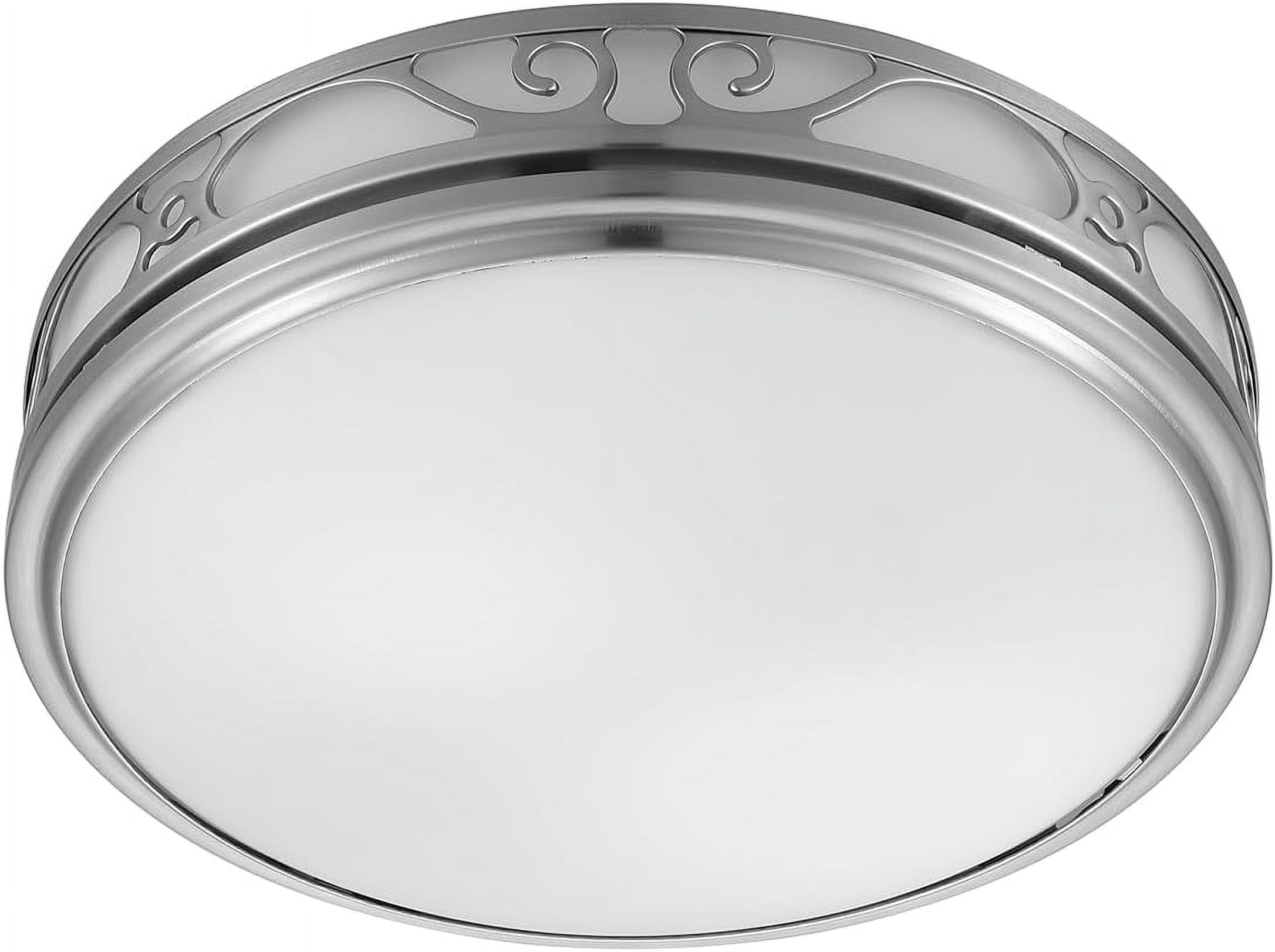 Good Housekeeping Roman Decorative Bathroom Ventilation Exhaust Fan with Light and Night-Light ...