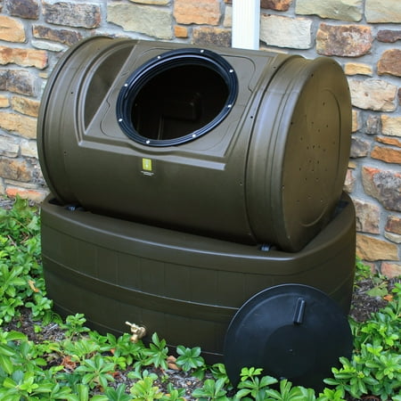 Good Ideas EZWH-KHA Compost Wizard Hybrid, Khaki