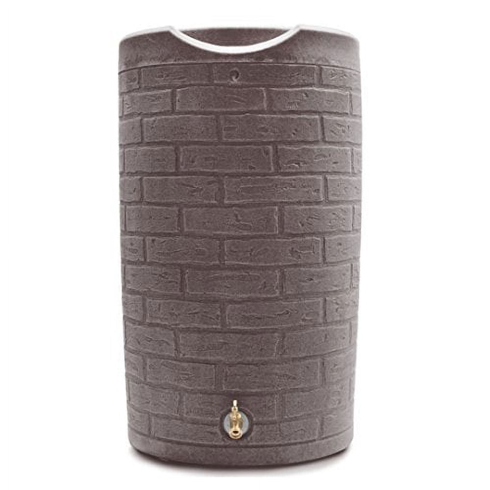 Good Ideas IMP-D50-RED Impressions Downton Rain Saver Rain Barrel, 50 Gallon, Red Brick