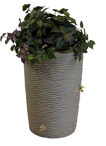 Good Ideas Impressions Palm Rain Barrel