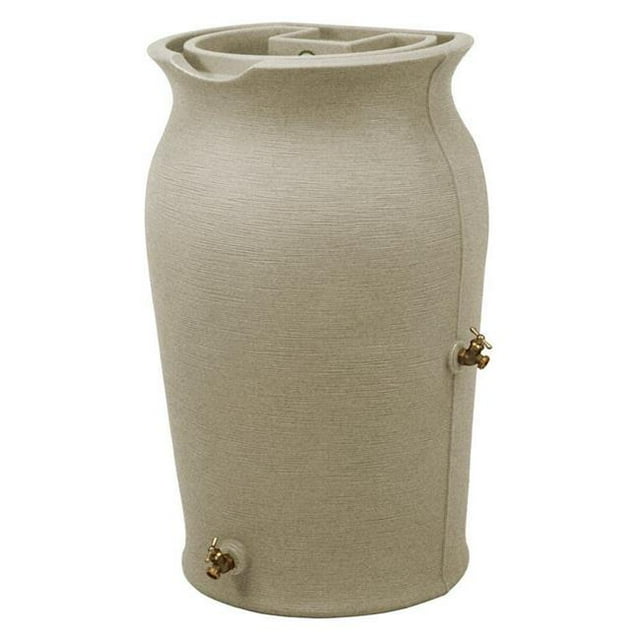 Good Ideas Impressions Amphora 50 Gallon Rain Saver - Sandstone