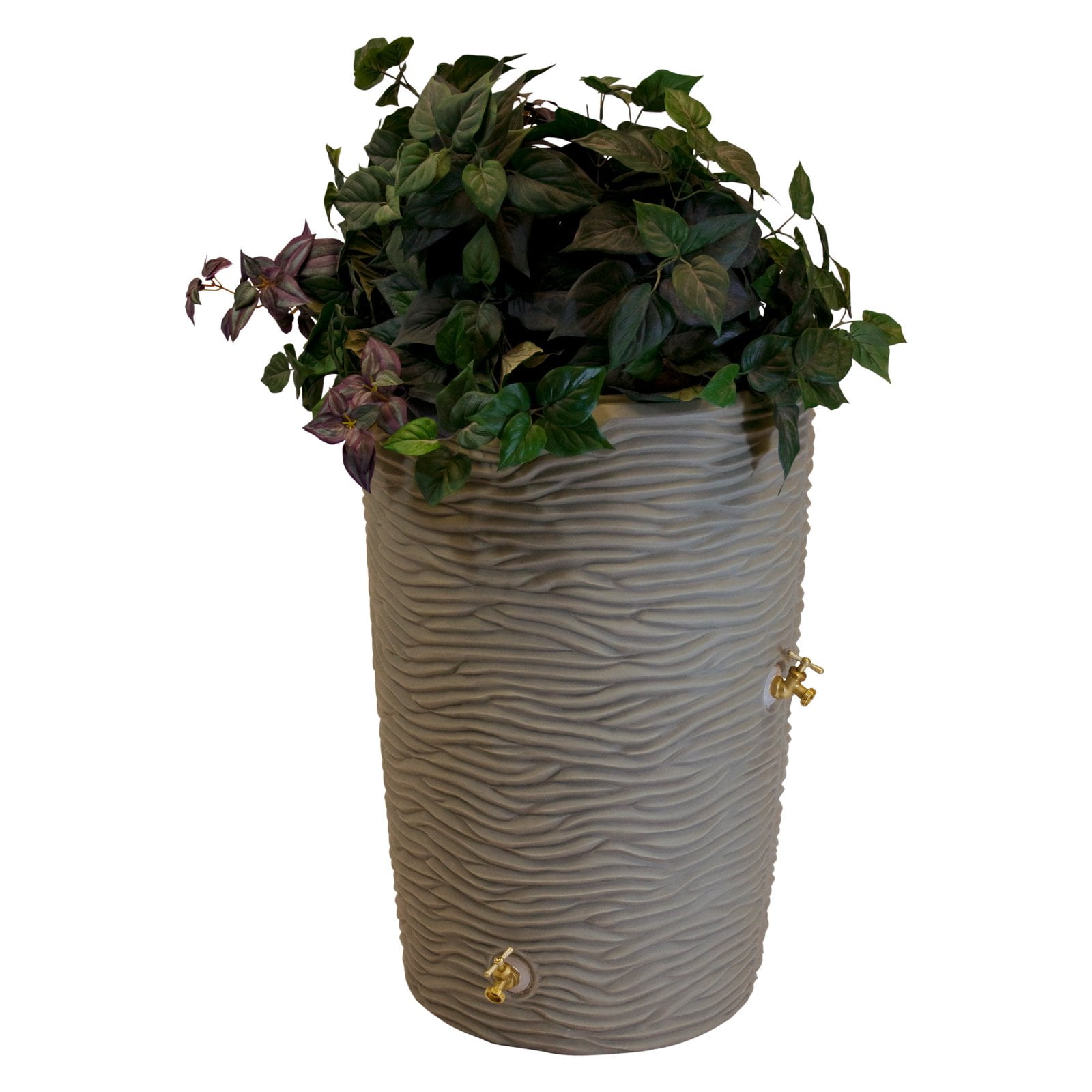 Good Ideas Impressions Palm 65 Gallon Rain Saver - Khaki