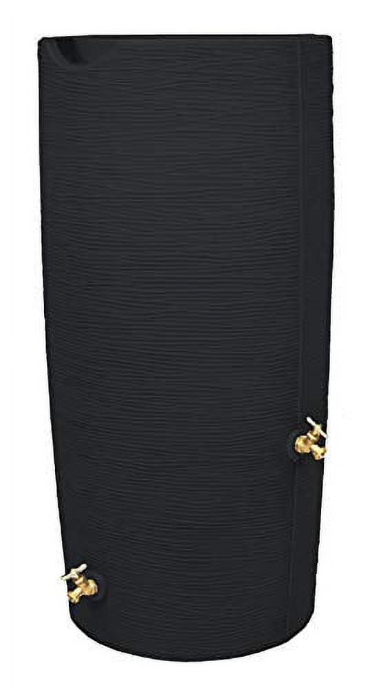 Good Ideas Impressions Stone 50 Gallon Rain Saver - Black