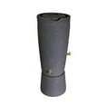 thumbnail image 1 of Good Ideas Impressions Stone 50 Gallon Rain Saver with Stand - Dark Granite, 1 of 2
