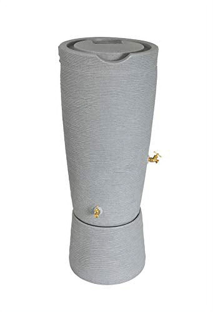 Good Ideas Impressions Stone 50 Gallon Rain Saver with Stand - Light Granite