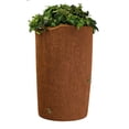thumbnail image 1 of Good Ideas Impressions Tree Bark 90 Gallon Rain Barrel - Terra Cotta, 1 of 7