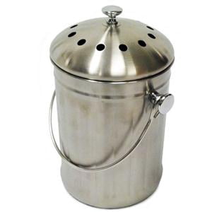 Good Ideas Kitchen Accents Composter, Stainless Steel (KASS3Q)