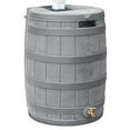 thumbnail image 1 of Good Ideas RW50 Rain Wizard 50gal Plastic Rain Barrel Water Collector, Gray, 1 of 9