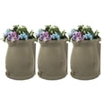 thumbnail image 1 of Good Ideas Rain Wizard 50 Gal Plastic Rain Barrel Urn, Sandstone (3 Pack), 1 of 5