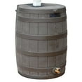 thumbnail image 1 of Open Box Good Ideas Rain Wizard 50G Rain Barrel Water Collector, Oak (3 Pack), 1 of 5