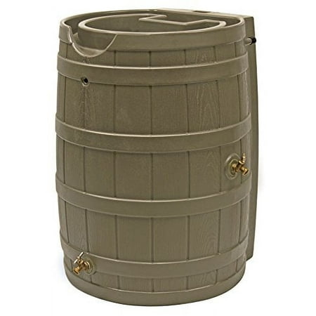 Good Ideas Rain Wizard 65 Gallon Rain Barrel - Khaki