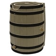 thumbnail image 1 of Good Ideas Rain Wizard 65 Gallon Rain Barrel with Darkened Ribs - Khaki, 1 of 6
