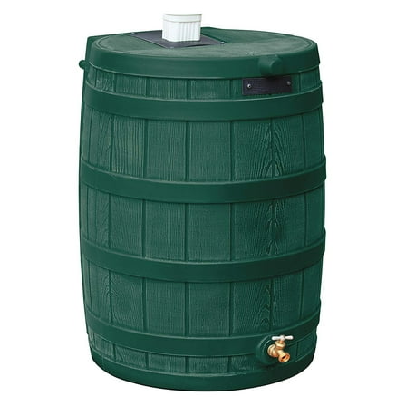 Good Ideas Rain Wizard Rain Storage Collection Rain Barrel 50-Gallon