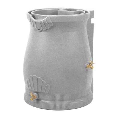 Good Ideas Rain Wizard Urn 50 Gallon Rain Saver - Light Granite