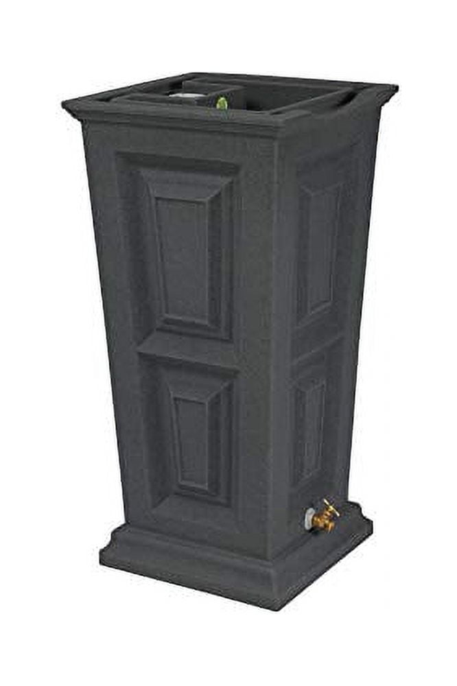 Good Ideas SV-RNSV45-DAR 45 gal Savannah Rain Saver, Dark Granite