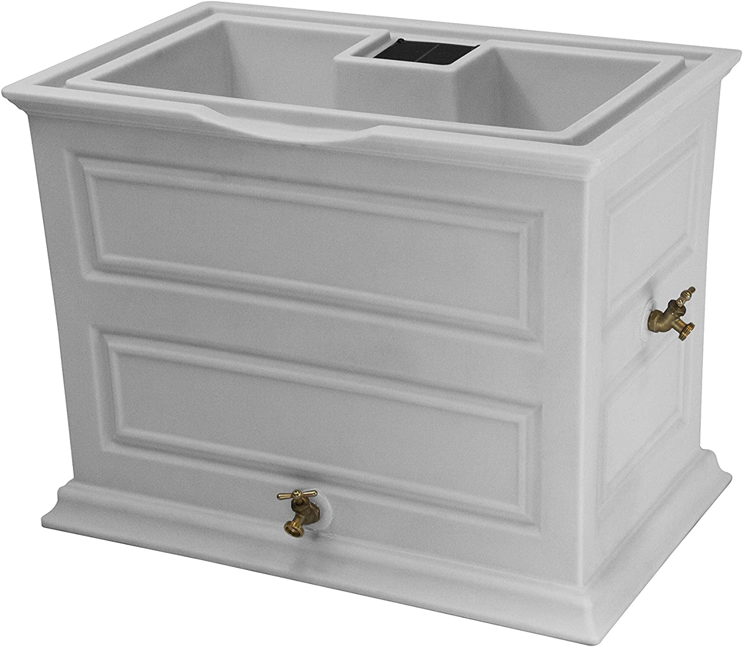 Good Ideas Savannah Elevated Garden Colonial Style 42 Gallon Rain Saver ...