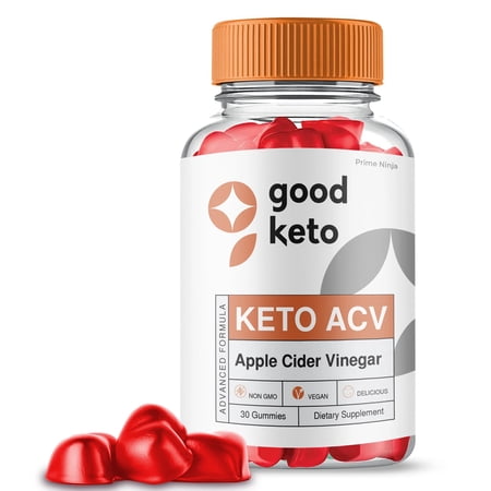 Good Keto ACV Gummies, Good Keto Gummies, Official Good Keto + ACV Gummies Apple Cider Vinegar Men Women Gummy (1 Pack)