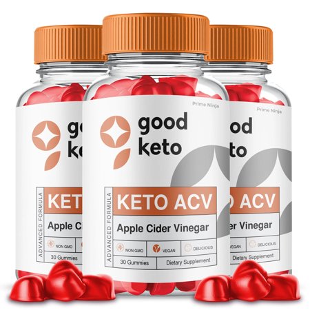 Good Keto ACV Gummies, Good Keto Gummies, Official Good Keto + ACV Gummies Apple Cider Vinegar Men Women Gummy (3 Pack)