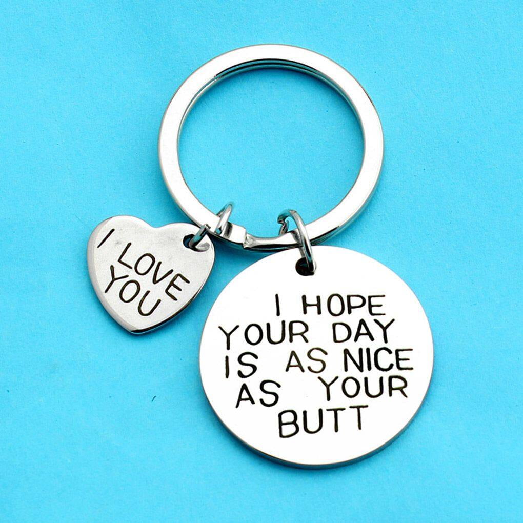 JewelryEveryday Moon Keychain Love You to The and Back Couples