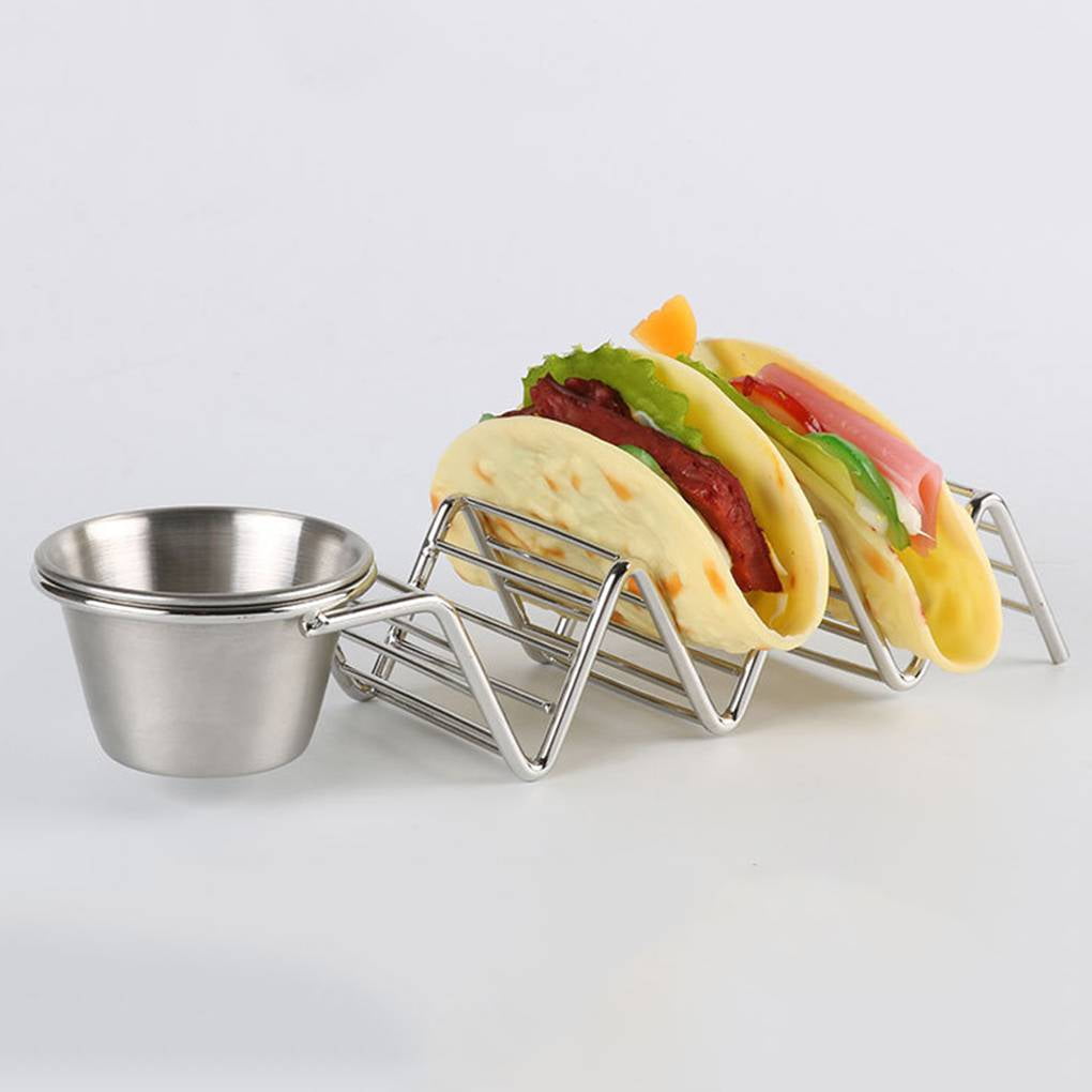 GoodLife Stainless Steel Taco Tortillas Holder Restaurant Pancake