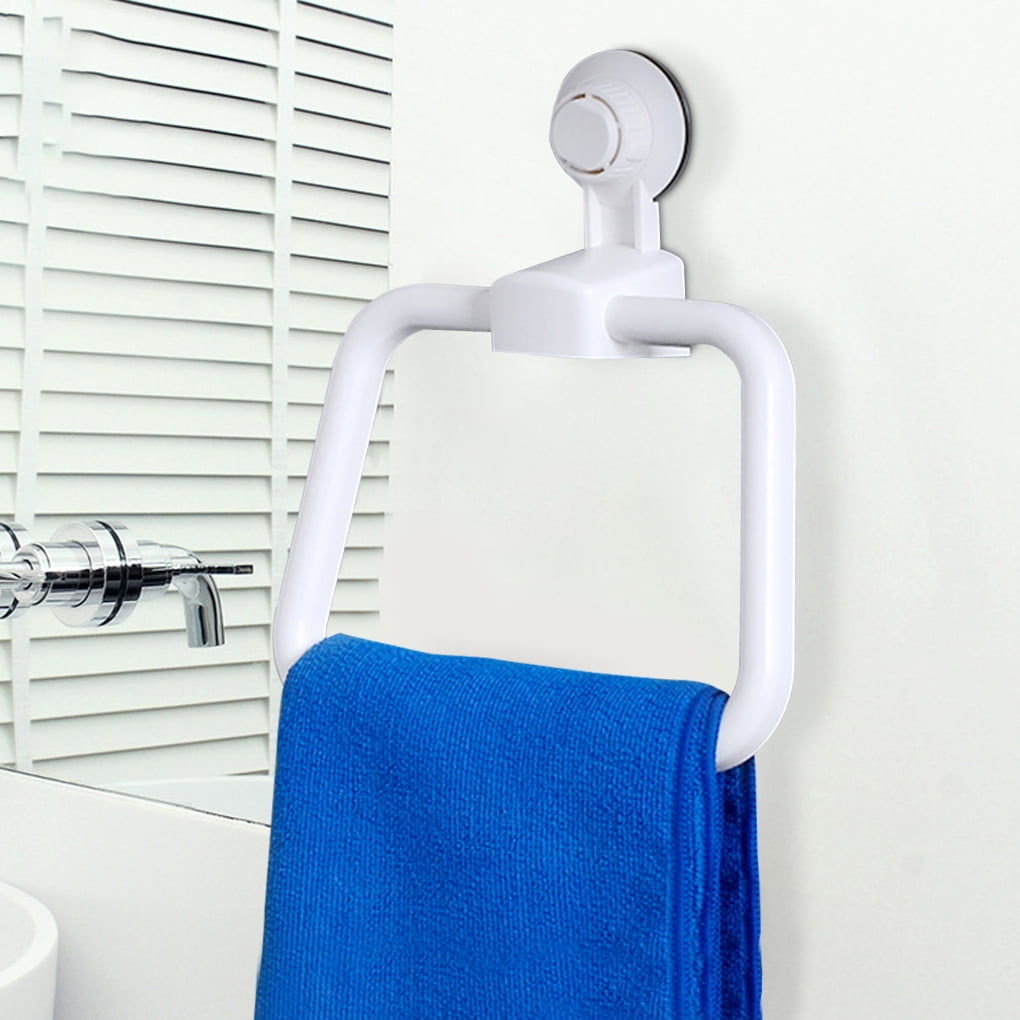 InterDesign Power Lock Suction Towel Bar for Bathroom Clear Walmart