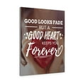 thumbnail image 1 of Good Looks Fade Motivational Inspirational Wall Decor for Home Office Gym Inspiring Success Quote Print Ready to Hang Wall Art Unframed, 1 of 9
