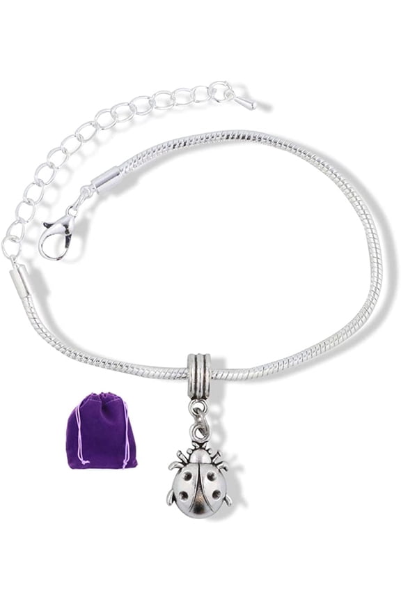 Good Luck Bracelet | Ladybug Gifts that go Great as Good Luck Bracelets for Women or Men and Goes Great with a Ladybug Costume and Ladybug Earrings and Ladybug Necklace or Good Luck Charms or Lucky