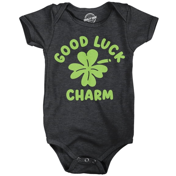 Good Luck Charm Baby Bodysuit Funny Sarcastic St Patricks Day Jumper For Infants