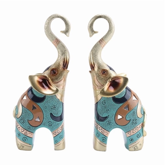 Good Luck Elephant Statue Decorations for Home Figurines Statues Decor Feng Shui