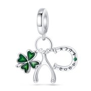 Good Luck Horseshoe Three - Piece Set Pendant Charm, Compatible with Most Bracelet, Charm for Bracelet