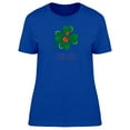 thumbnail image 1 of Good Luck Ladybug On Clover Leaf T-Shirt Women -Image by Shutterstock, Female Small, 1 of 2