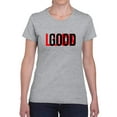 thumbnail image 1 of Good Luck Shaped T-Shirt Women -Image by Shutterstock, Female XX-Large, 1 of 4