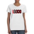 thumbnail image 1 of Good Luck Shaped T-Shirt Women -Image by Shutterstock, Female x-Large, 1 of 4