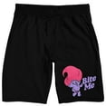thumbnail image 1 of Good Luck Trolls Bite Me Men's Black Lounge Shorts-XL, 1 of 3