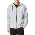 thumbnail image 1 of Good Man Brand Mens Varsity French Terry Zip Sweatshirt Hoodie XL Charcoal, 1 of 4