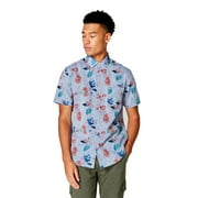 GOOD MAN BRAND Simple Dot Woven On-Point Long Sleeve Shirt (Indigo Amalfi Floral, X-Large)