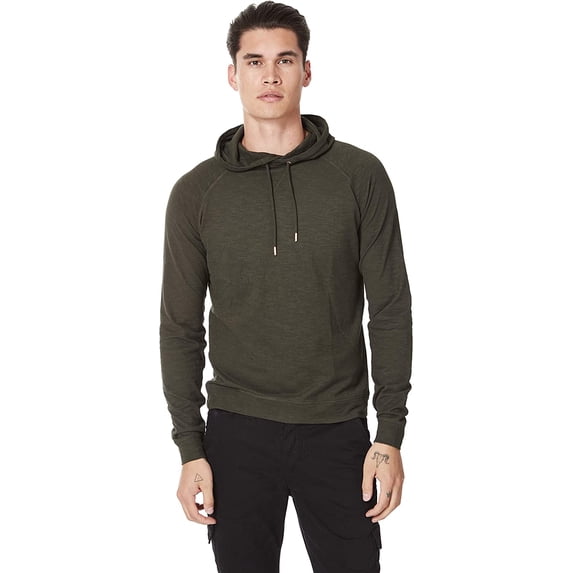 Good Man Brand Small Rifle Green Soft Slub Hooded Long Sleeve Sweatshirt