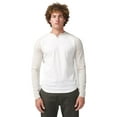 thumbnail image 1 of Good Man Brand Varsity V-Notch Neck L/S Shirt (Natural/Stone Heather, Large), 1 of 2