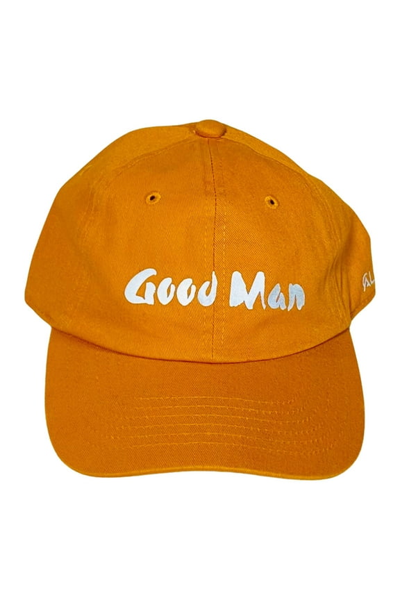 Good Man Fitted Dad Hat - Mustard Yellow, One Size