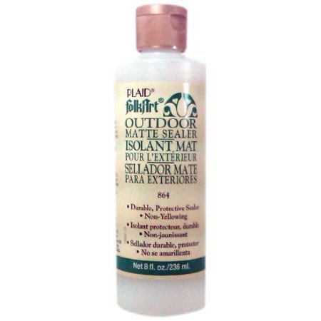Good Matte Finish Clear FolkArt Acrylic Outdoor Paint, 8 oz