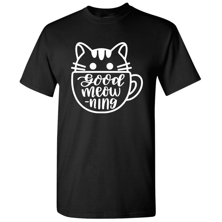 Good Meowning Personalized Cat Shirts Plus Size Cat Shirts Vintage Cat Tees