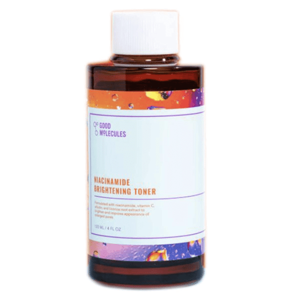 Good Molecules Brightening Toner 4 Fl. Oz! Formulated with Tranexamic Acid and 4% Niacinamide! Improves The Appearance of Age Spots, Acne Scars, Hyperpigmentation, and Sun Damage!
