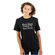 Good Moms Sometimes Say Bad Words Women's Graphic T Shirt Tees Brisco Brands S