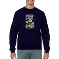 thumbnail image 1 of Good Mood Daisies W Froggie Sweatshirt Men -Image by Shutterstock, Male XX-Large, 1 of 4