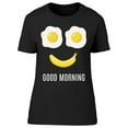 thumbnail image 1 of Good Morning Banana Eggs T-Shirt Women -Image by Shutterstock, Female Medium, 1 of 2
