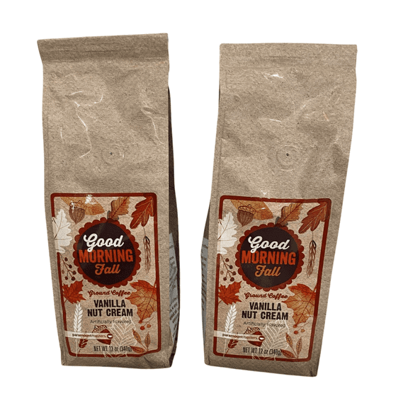 Good Morning Fall Vanilla Nut Cream 12 oz each- Pack of 2